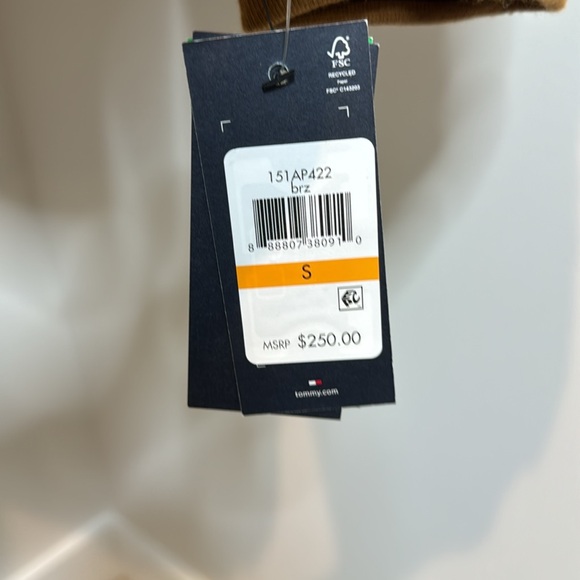 Tommy Hilfiger Quilted Brown Puffer Jacket - Picture 2 of 5